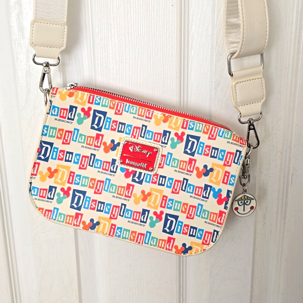 Disneyland 65th Anniversary Loungefly Crossbody Bag